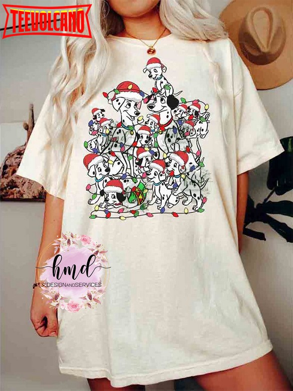 101 Dalmatians Christmas T-shirt, Disney Mickey’s Merry Xmas Party T-Shirt