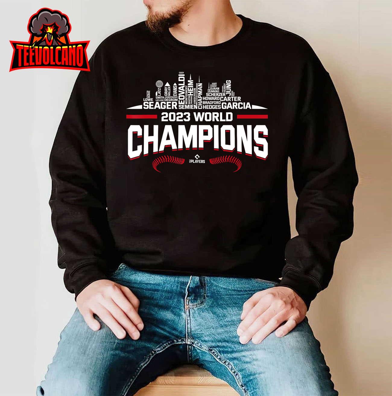 2023 World Champions Adolis Garcia Texas MLBPA T-Shirt Hoodie