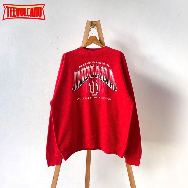 90s Indiana University Hoosiers Athletics Unisex T Shirt Sweatshirt