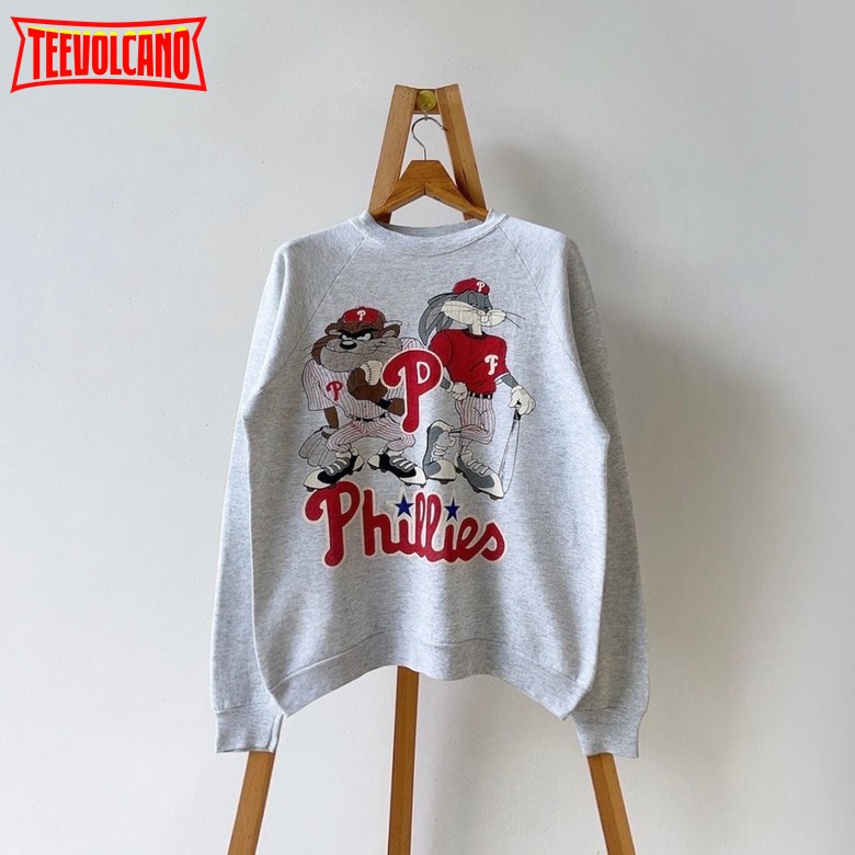 90s Looney Tunes X Philadelphia Phillies MLB Unisex T Shirt Sweatshirt