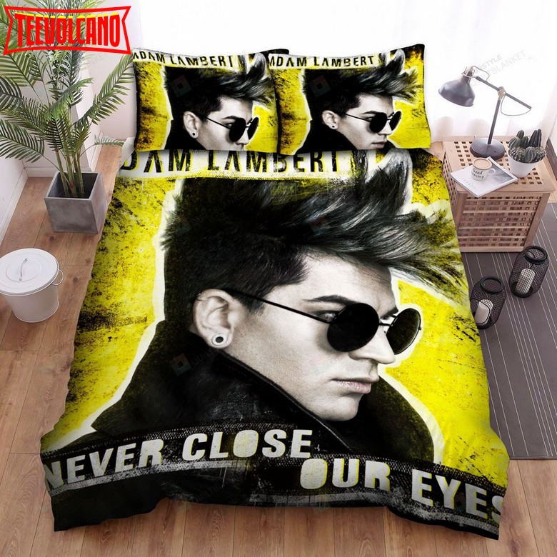 Adam Lambert Never Close Your Eyes Album Cover Duvet Cover Bedding Sets