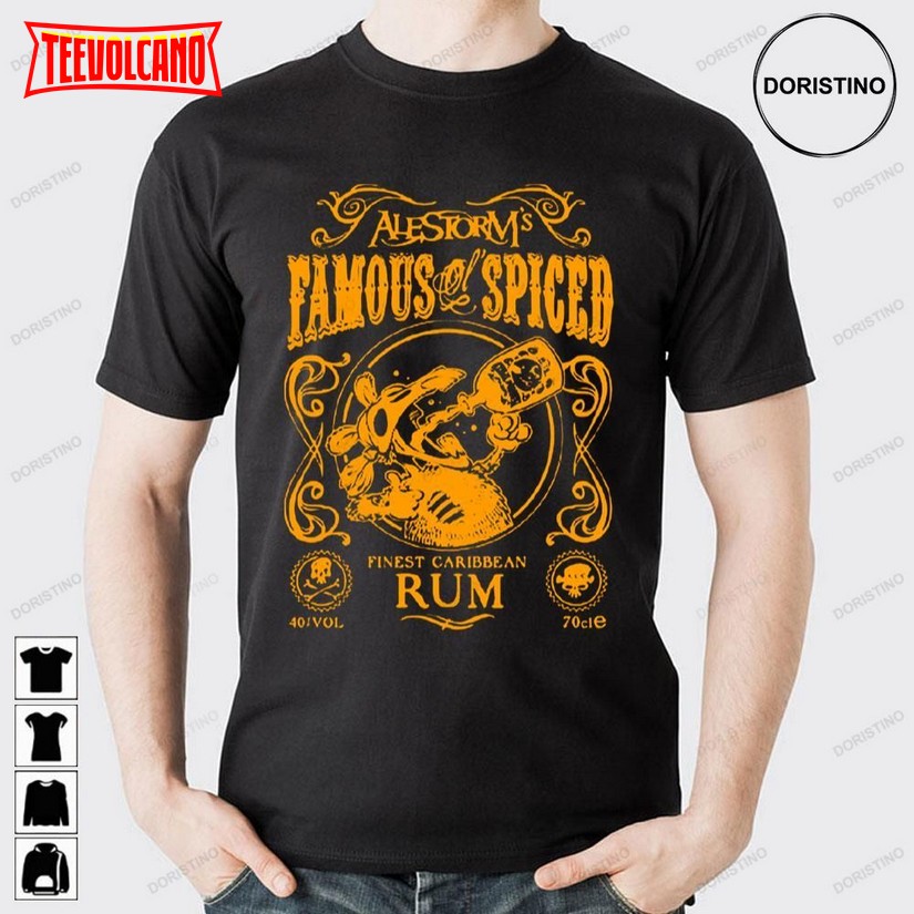 Alestorm Famous Ol Spiced Limited Edition T-shirts