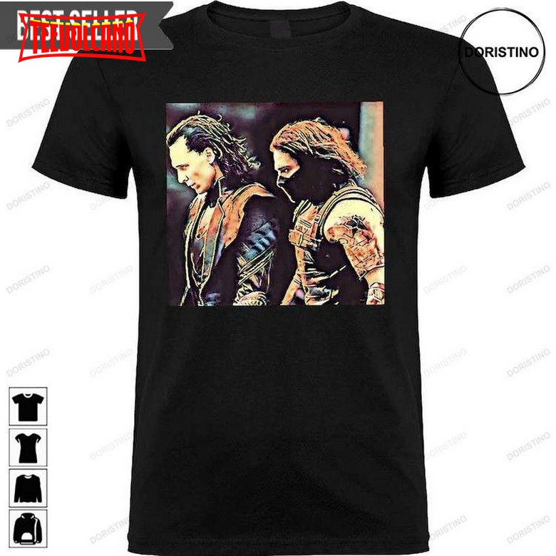 Avengers Loki Bucky Superhero Villian Unisex T-shirt