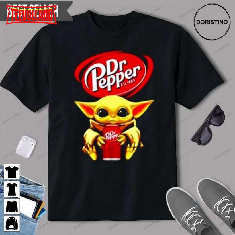 Baby Yoda Dr Pepper Unisex Doristino Limited T Shirt Hoodie