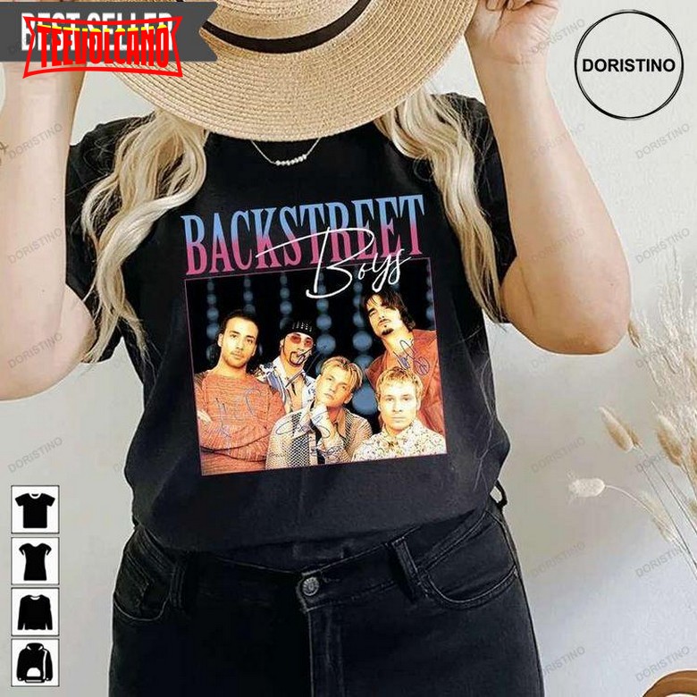 Backstreet Boys World Tour Signatures Unisex T-shirt