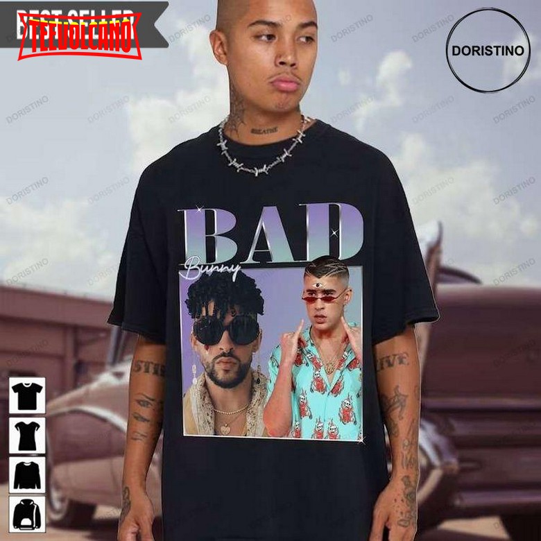 Bad Bunny Rap Hip Hop Short Sleeve Unisex T-shirt