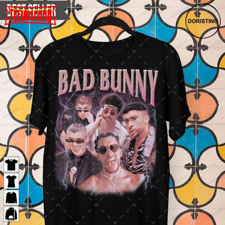 Bad Bunny Vintage Fan Doristino Trending T Shirt Sweatshirt