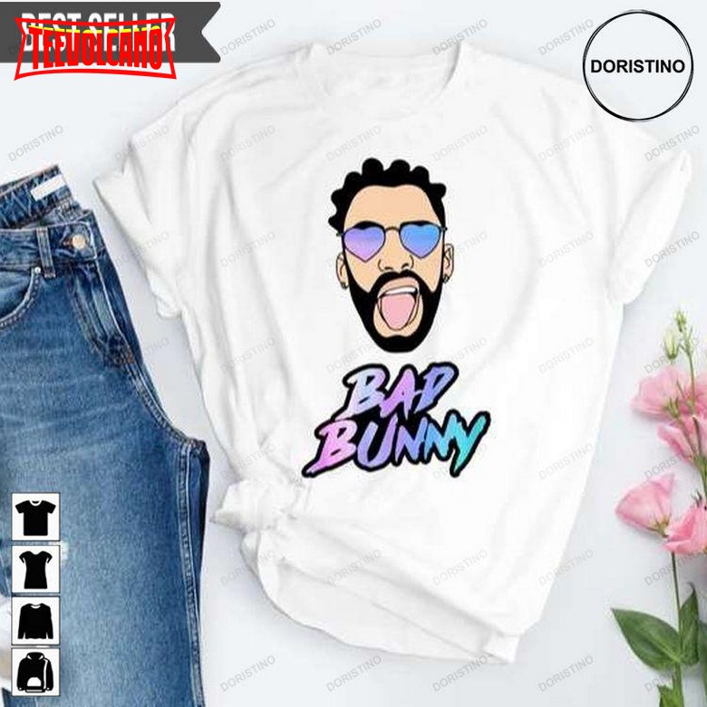 Bad Bunny White Rapper Rap T Shirt Sweatshirt