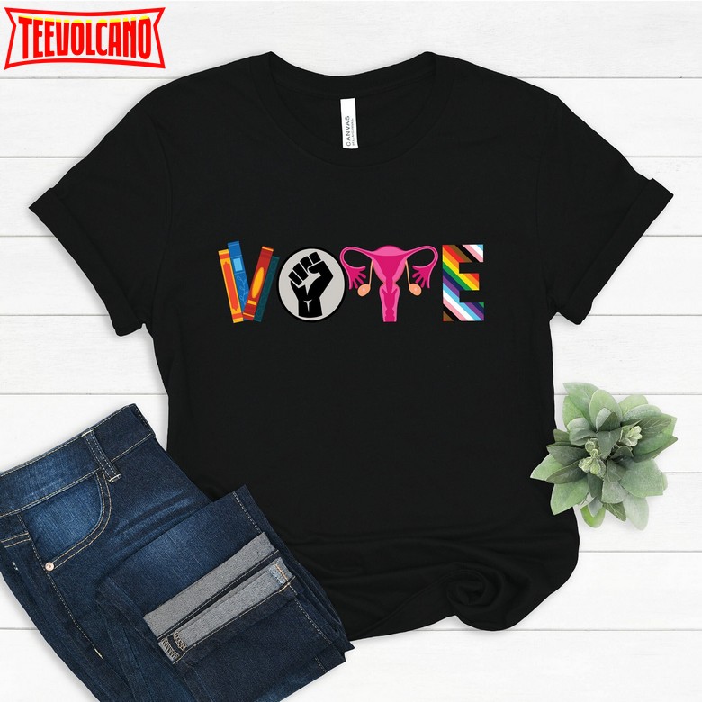 Banned Books Shirt Reproductive Rights Tee BLM Shirts LGBTQ Shirt