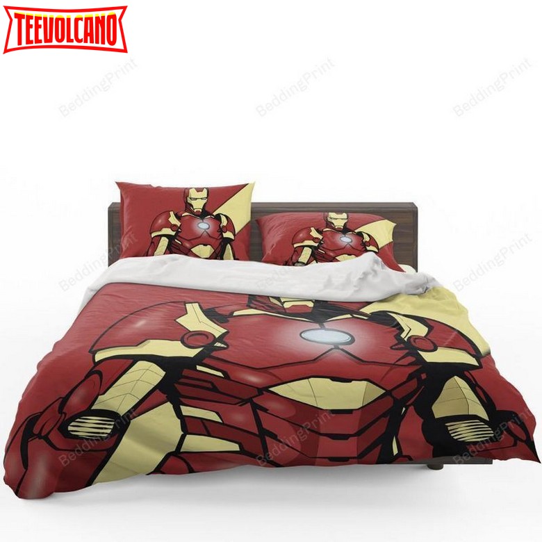 Bedding Set Iron Man Marvel Comics Superhero