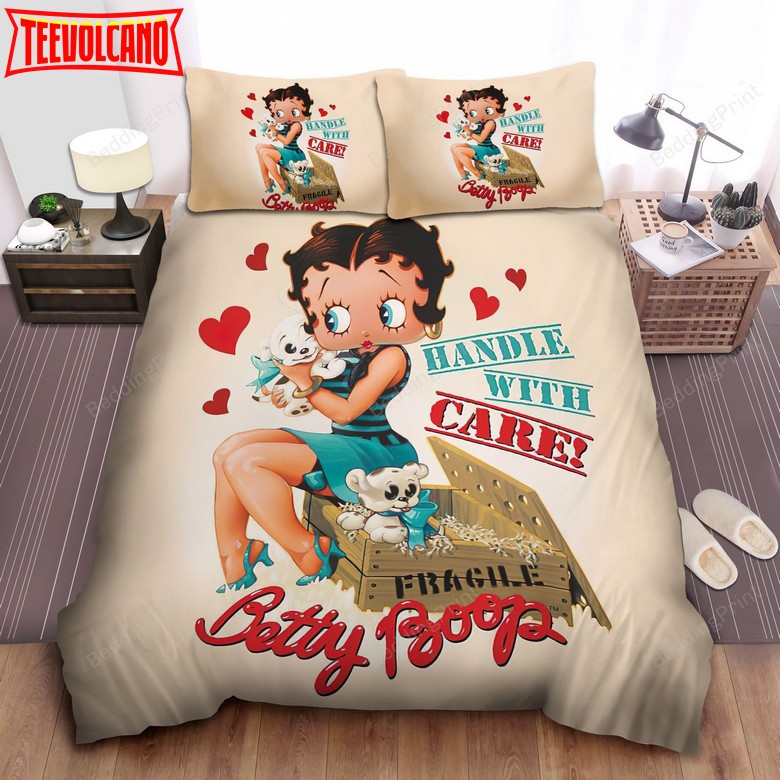 Betty Boop &amp Puppies Bed Sheets Duvet Cover Bedding Sets