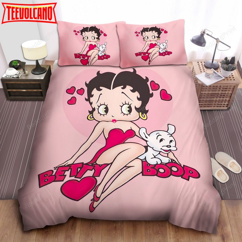 Betty Boop &amp Puppy Bed Sheets Duvet Cover Bedding Sets