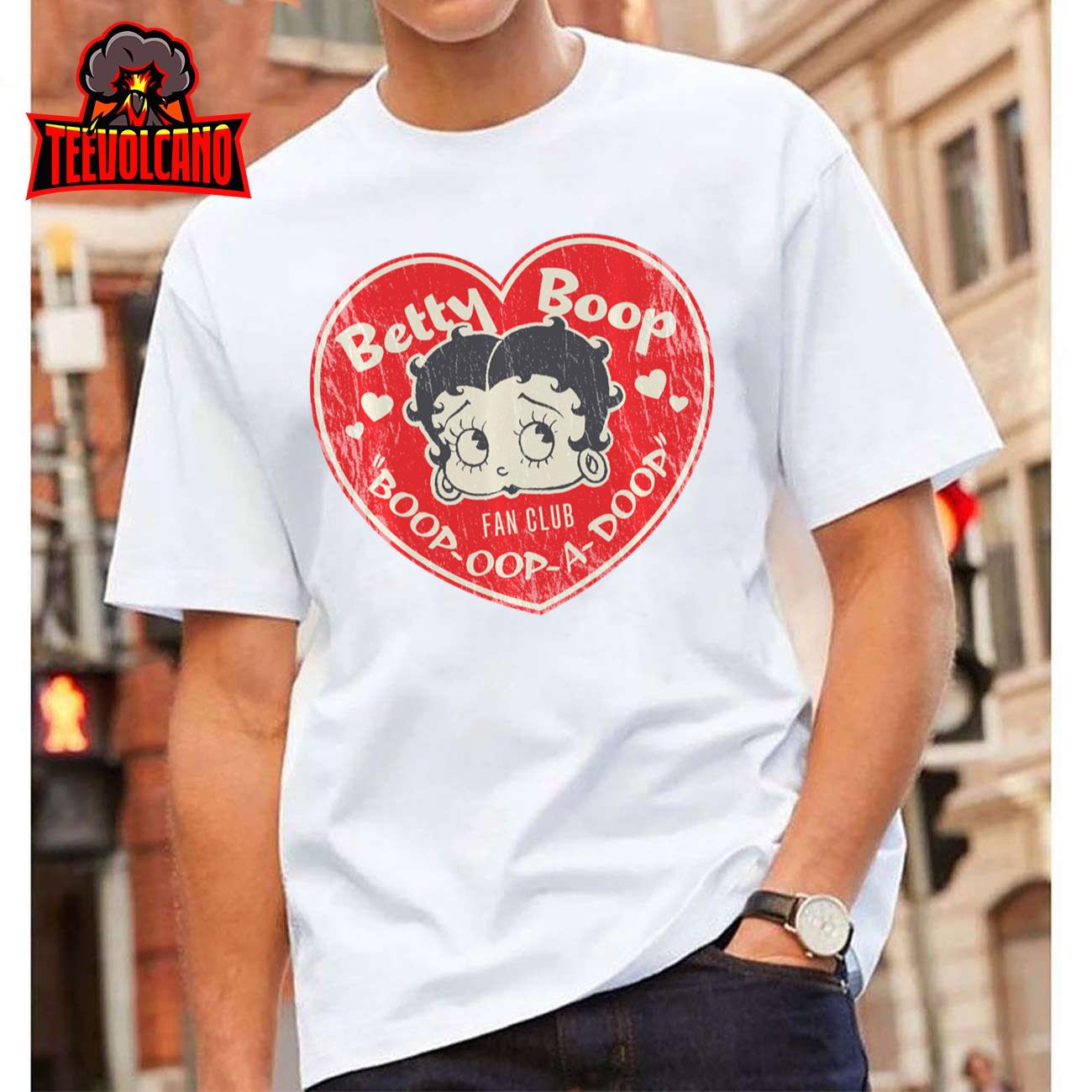 Betty Boop Oop A Doop Love Heart Sweatshirt