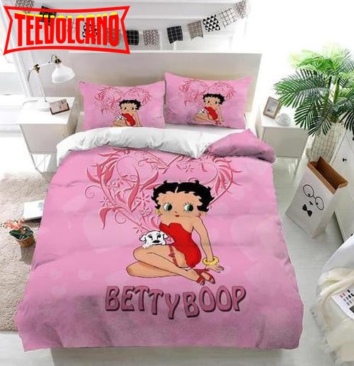 Betty Boop Pink Custom Bedding Set Duvet Cover