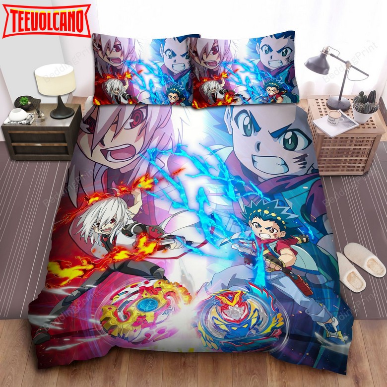 Beyblade Battle Bed Sheets Duvet Cover Bedding Sets