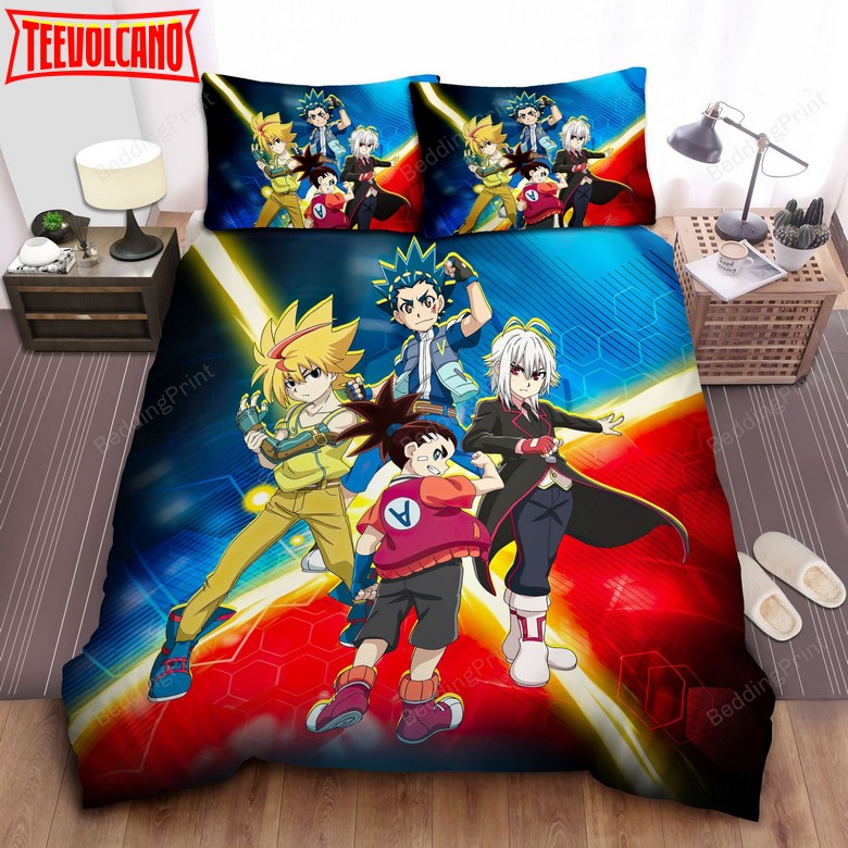 Beyblade Burst Bed Sheets Duvet Cover Bedding Sets