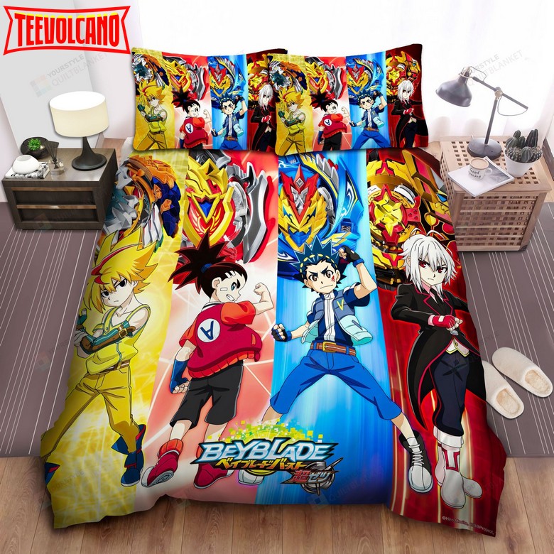 Beyblade Burst Turbo Bed Sheets Duvet Cover Bedding Sets