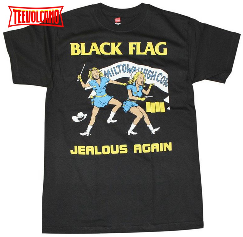 Black Flag Jealous Again New Men Unisex T-Shirt