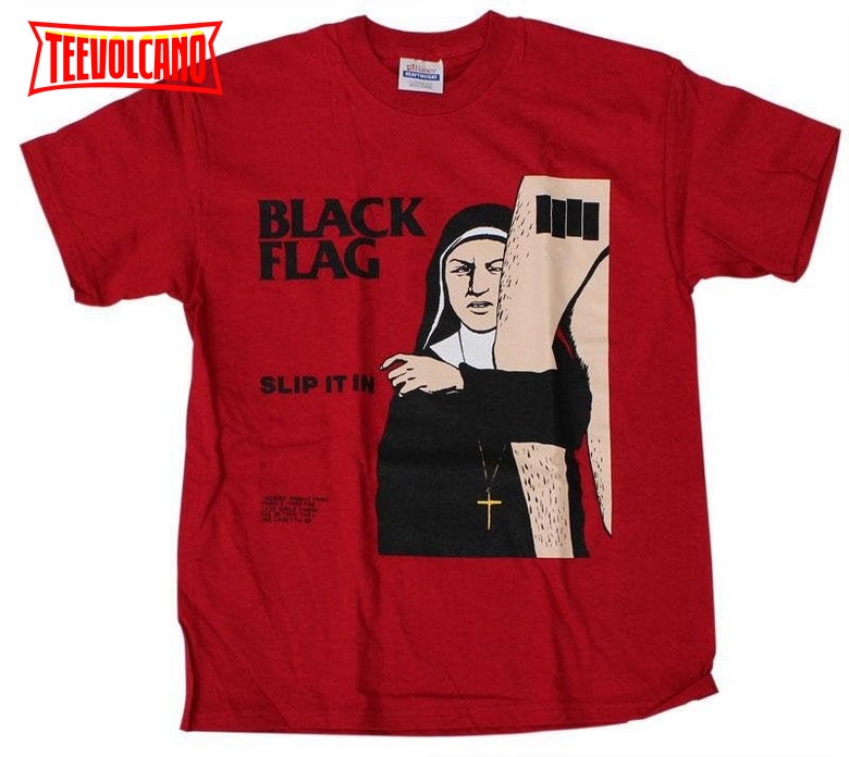 Black Flag Slip It In Unisex T-Shirt