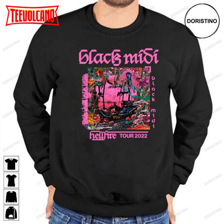 Black Midi Rock Band Black Midi Tour 2022 Limited Unisex T Shirt