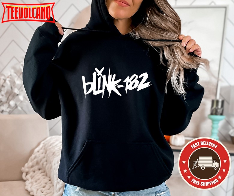 Blink-182 Logo T-Shirt – Pop Punk Band Merch, Vintage Style Blink 182 Rock Shirt