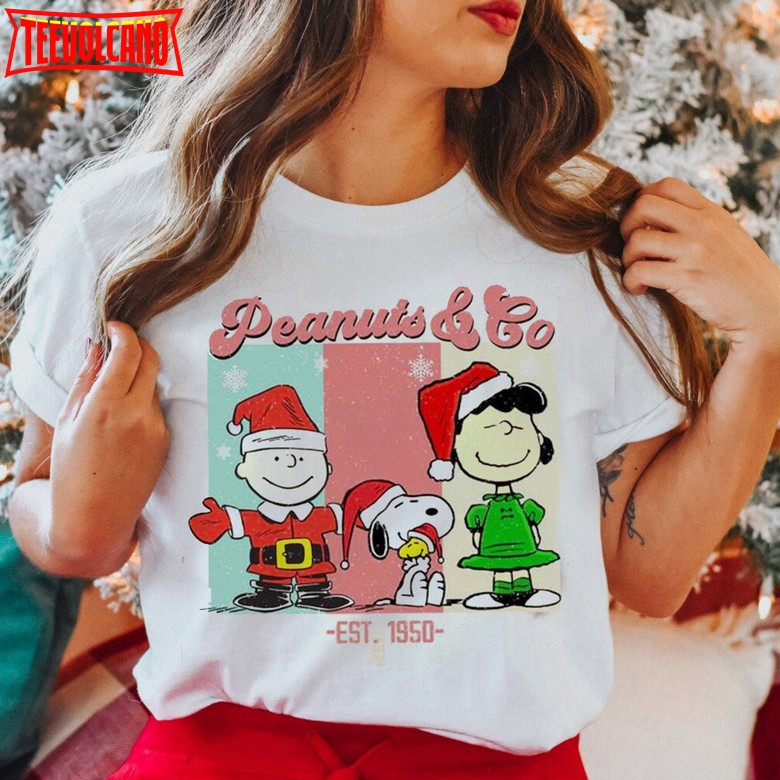 Charlie and the Snoopy Christmas Shirt, Peanuts and Co Shirt