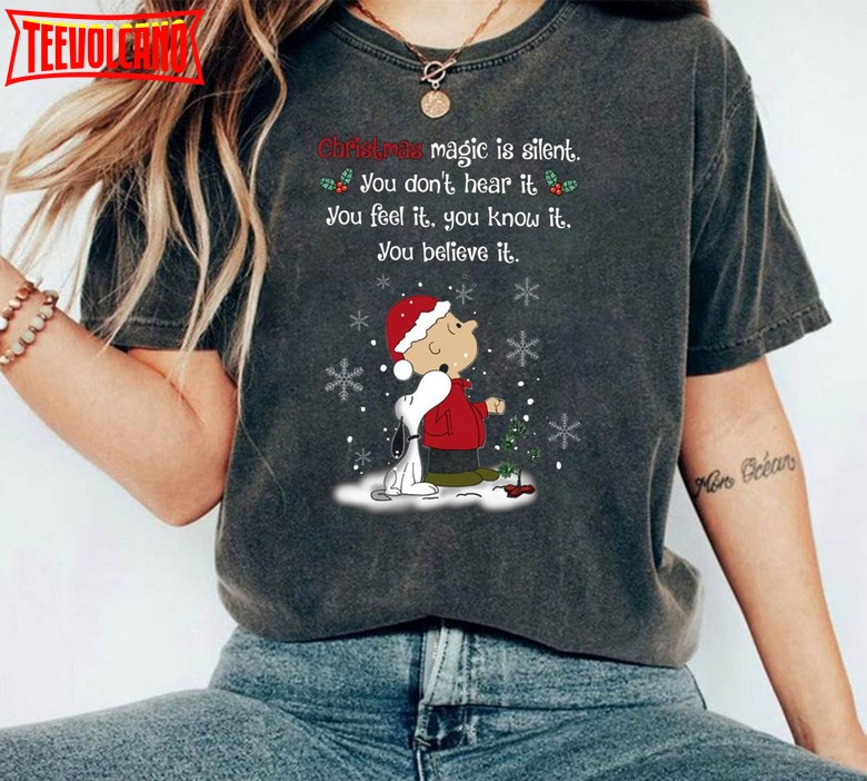 Charlie And The Snoopy Christmas Shirt, Snoopy Christmas Shirt