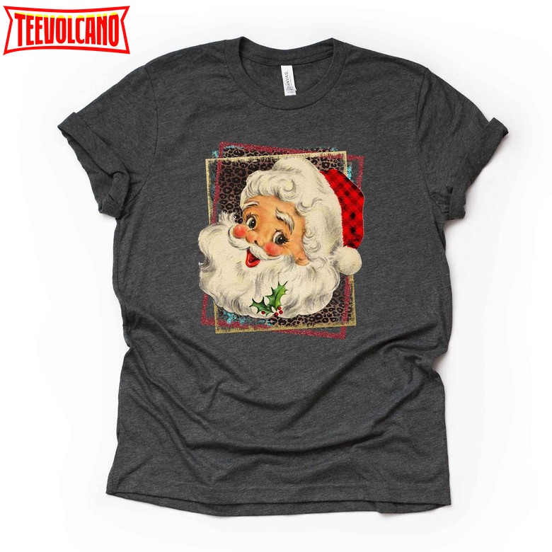 Christmas Old Fashioned Santa Claus Shirt, Retro Santa Claus T-shirt