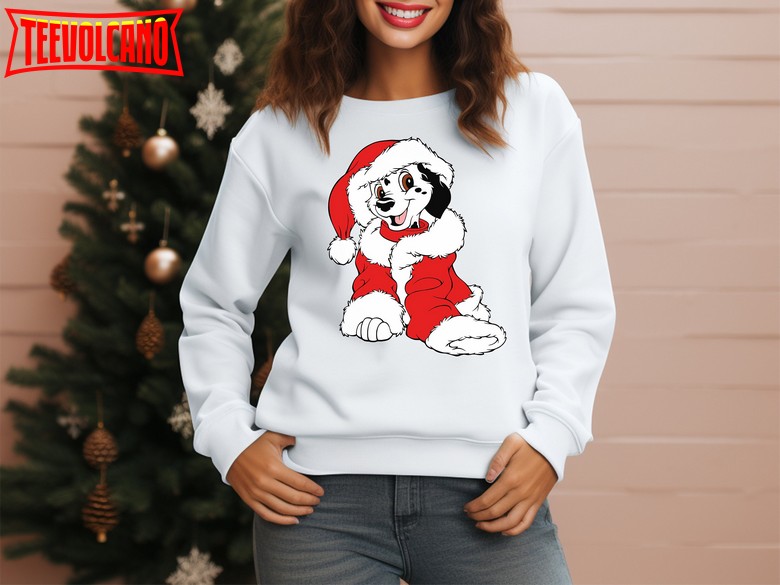 Cute 101 Dalmatians Christmas Sweatshirt, Disney 101 Dalmatians Lover