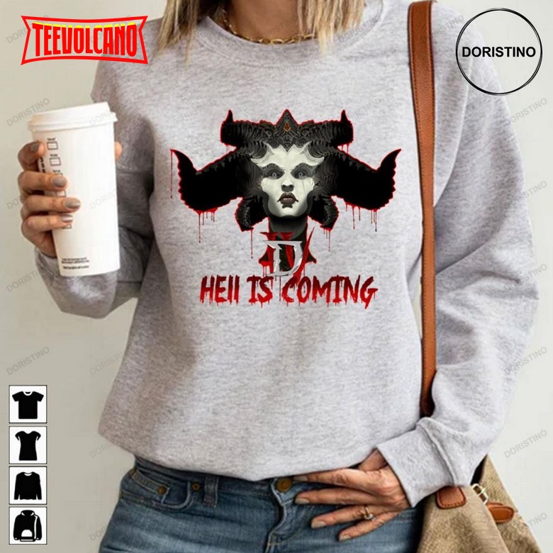 Diablo 4 Game 2023 Hell Is Coming Trending Unisex T Shirt