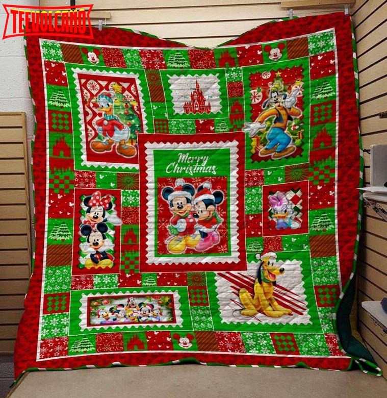 Disney Christmas Customize Quilt Blanket