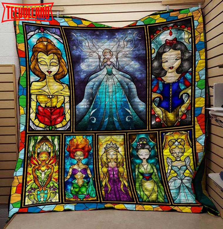 Disney Princess 3D Customized Quilt Blanket