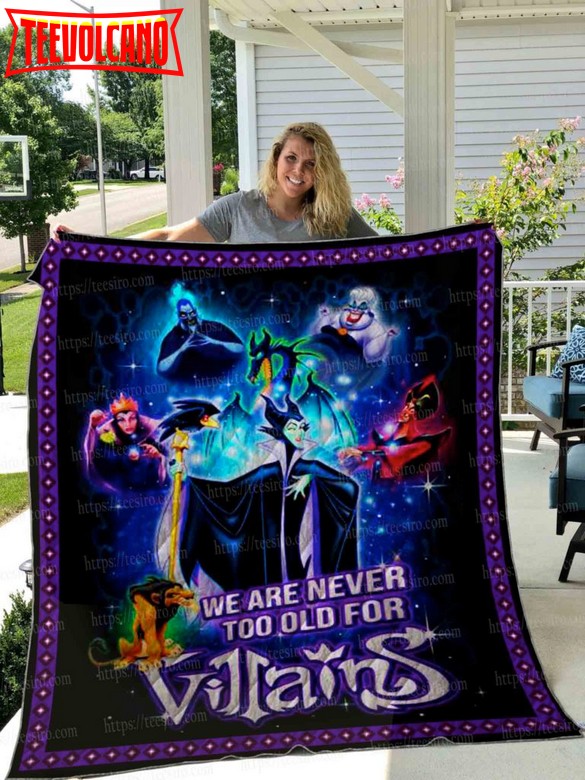 Disney Villains 3D Quilt Blanket