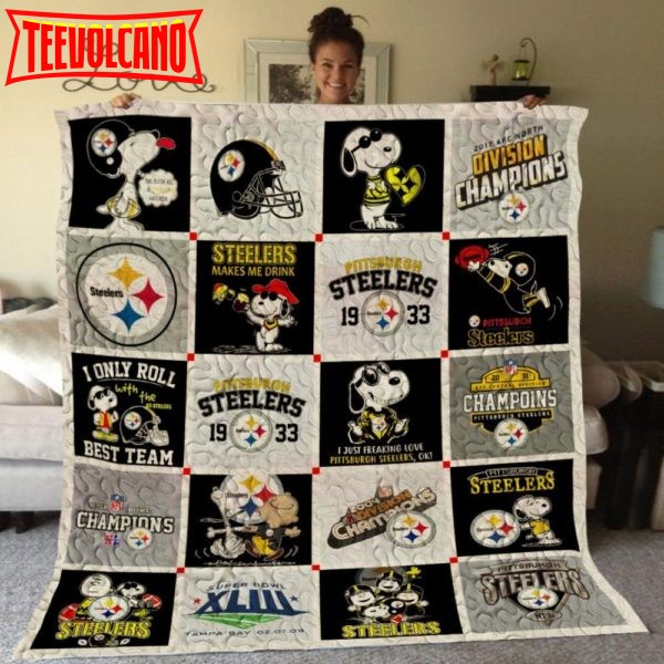 Division Champions Steelers Pts05 3D Customized Quilt Blanket