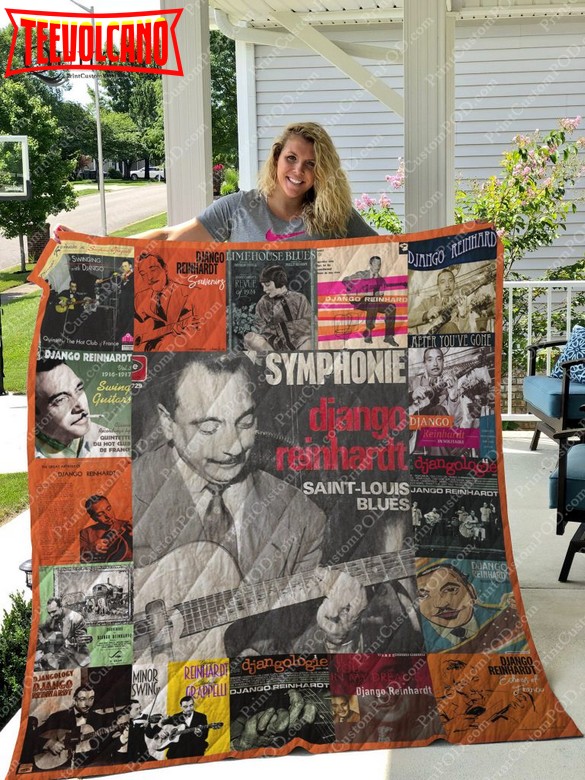 Django Reinhardt Albums For Fans Version 3D Quilt Blanket