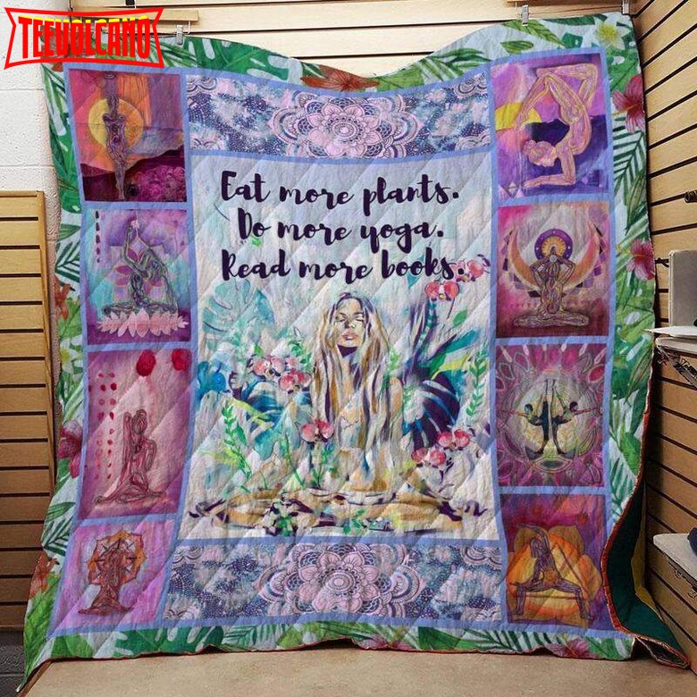 Do More Yoga 3D Customized Quilt Blanket