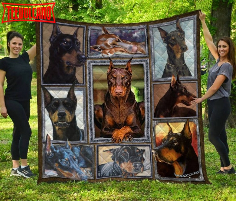 Dobermanif We Have Each Other 3D Quilt Blanket