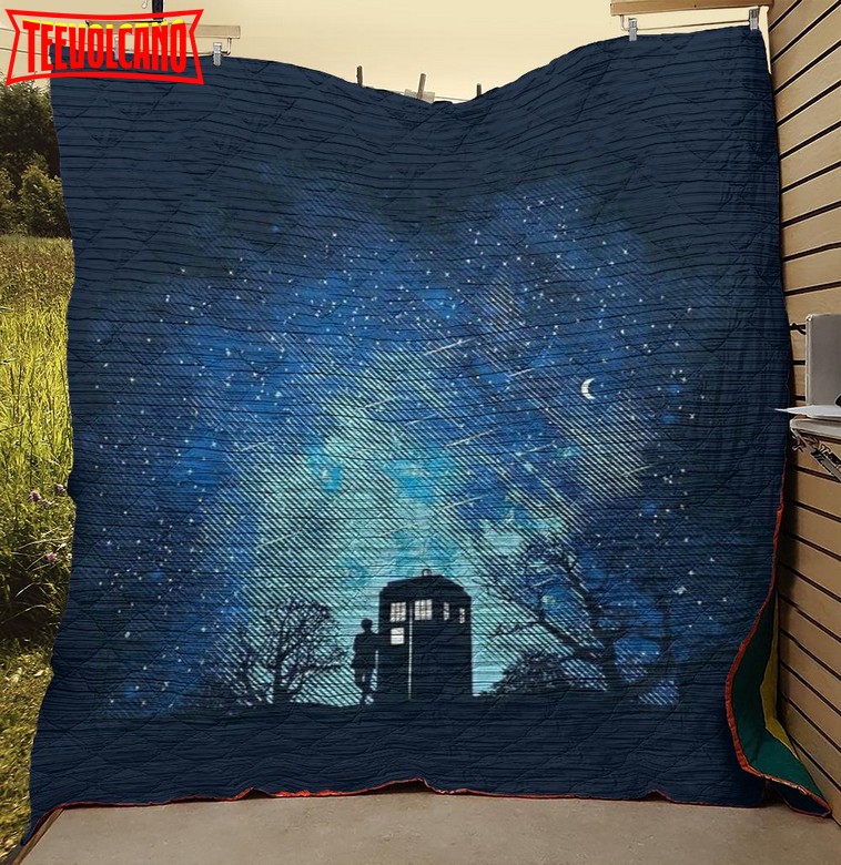 Doctor Who Police Public Call Box The Tardis Quilt Blanket