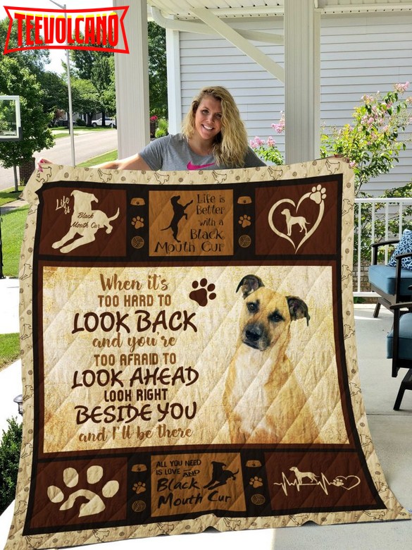 Dog Black Mouth Cur Edition 09182 3D Quilt Blanket