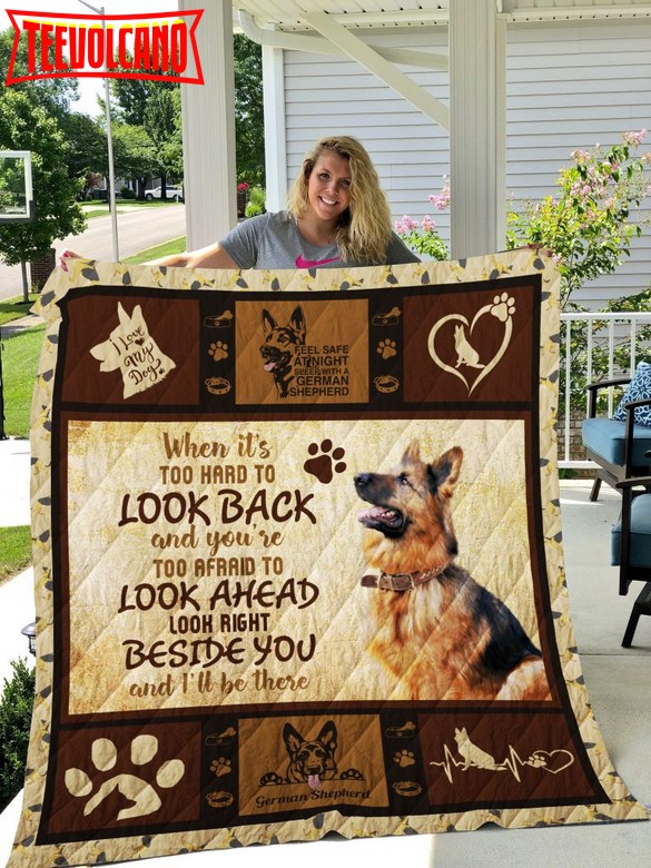 Dog German Shepherd Edition 3D Quilt Blanket