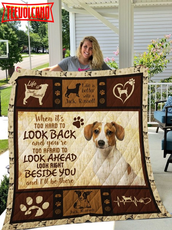 Dog Jack Russel Edition 09142 3D Quilt Blanket