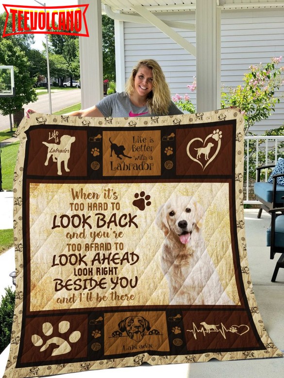 Dog Labrador 09092 3D Quilt Blanket