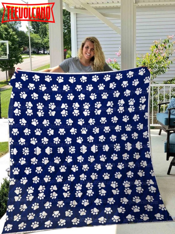 Dog Paws 3D Quilt Blanket