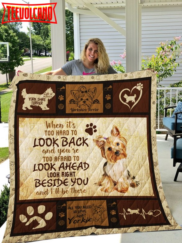 Dog Yorkie Edition 3D Quilt Blanket