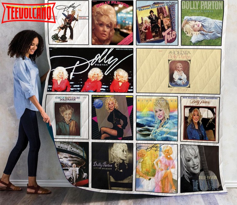 Dolly Parton Album Quilt Blanket