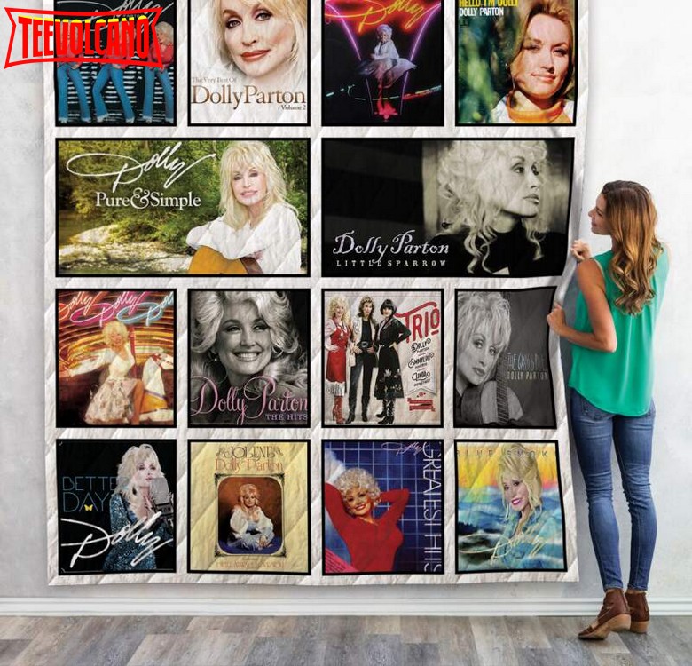 Dolly Parton For Fans 3D Quilt Blanket