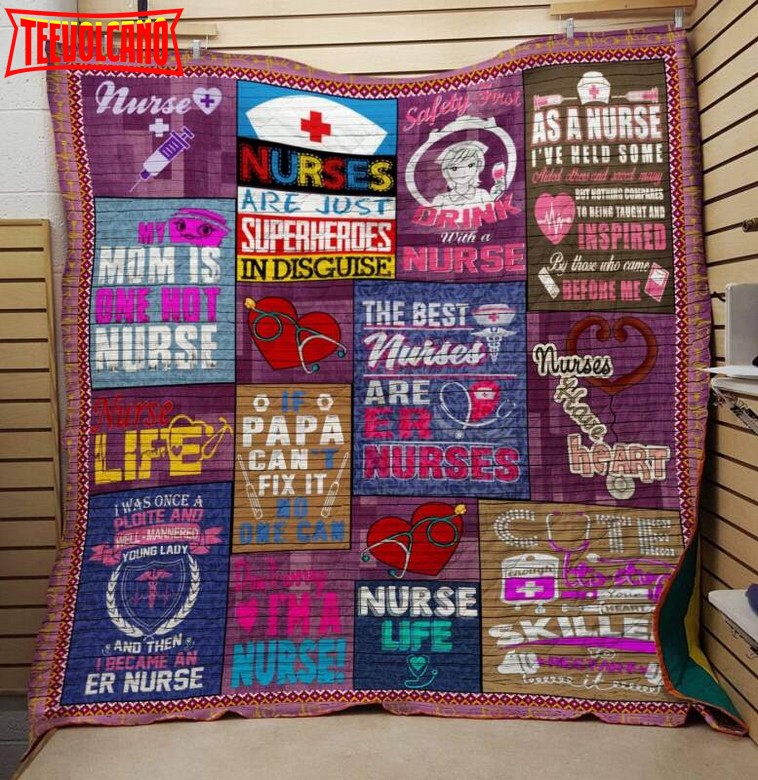 Don’T Worry I’Mnurse 3D Customized Quilt Blanket