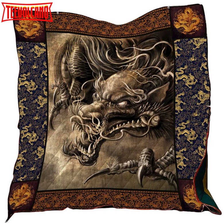 Dragon Washable 3D Quilt Blanket