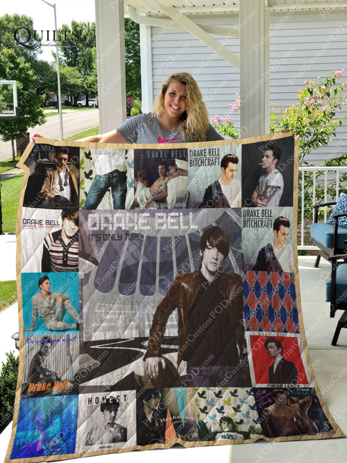 Drake Bell Albums 3D Customized Quilt Blanket