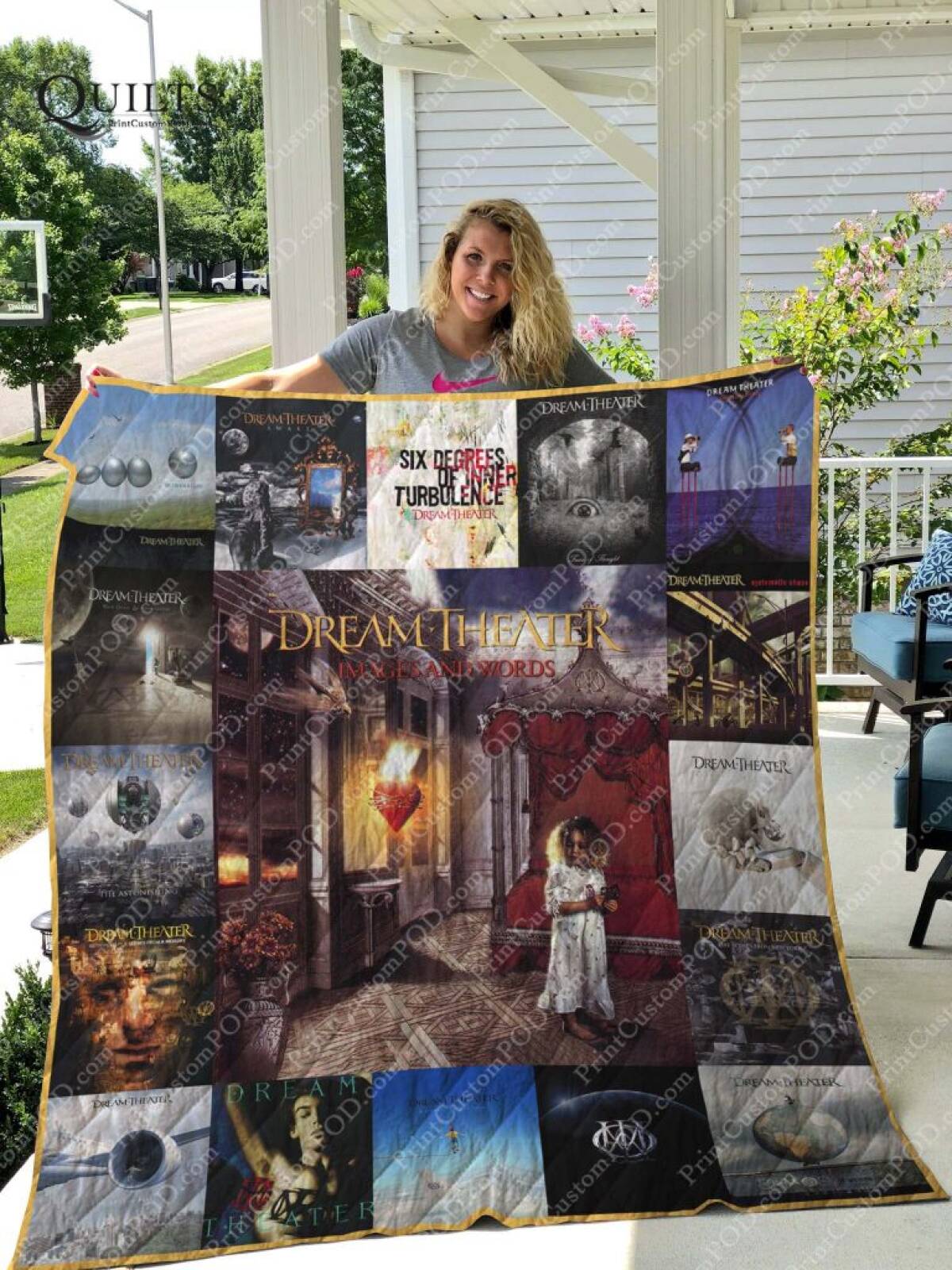 Dream Theater Albums For Fans Version 3D Quilt Blanket